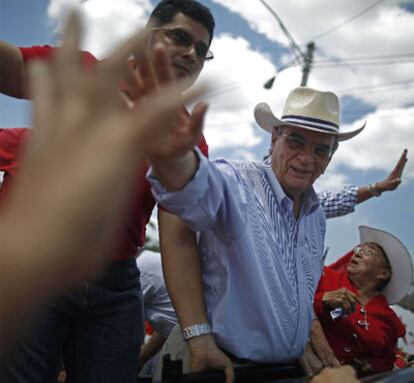 Fabio Gadea, en Managua, en marzo.