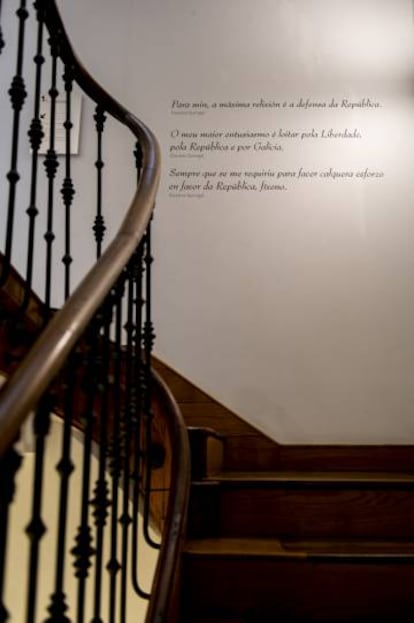 Interior de la Casa Museo Casares Quiroga, en A Coruña.