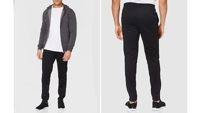 Este pantalón deportivo masculino, de amplios bolsillos sin cremallera, se vende en varios colores atractivos.