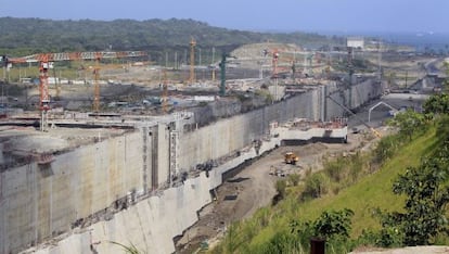 Los trabajos de ampliación del Canal de Panamá