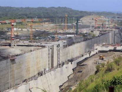 Los trabajos de ampliación del Canal de Panamá