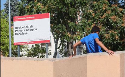 Centro de primera acogida en el barrio de Hortaleza.