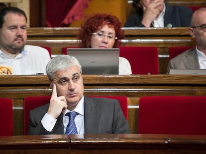 Germà Gordó, exconseller de Justícia, en una imatge al Parlament.