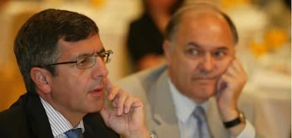 Francisco Román, de Vodafone, y Luis Lada, de Telefónica