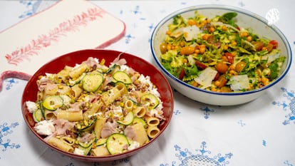 Dos ensaladas de pasta para el verano que sirven de plato único
