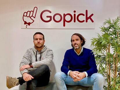 Miguel San Antonio, consejero delegado de Gopick (izquierda) y Gonzalo de Miguel, responsable de desarrollo de negocio.