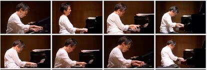Maria João Pires en un concierto en Bolonia en 2019.