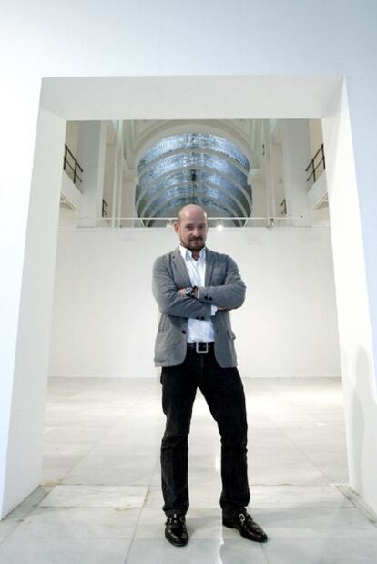 Javier Urroz, director de Arco, ayer en la galería Alcalá 31 de Madrid.