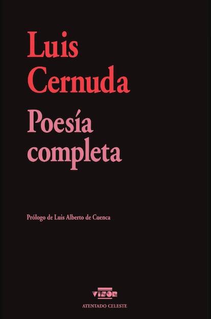 Portada de 'Poesía completa', de Luis Cernuda. EDITORIAL VISOR