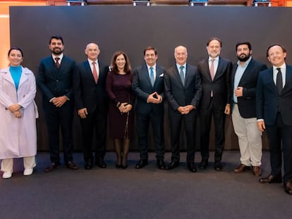 Socios de Auren y Cerejeira en un evento de 30 aniversario de Cerejeira.