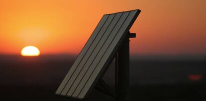 Paneles solares en Andalucía.