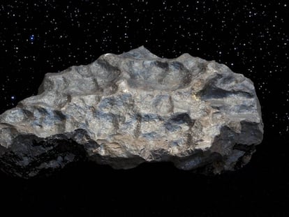 El meteorito de Colomera es una roca met&aacute;lica que, cuando se encontr&oacute;, pesaba 134 kilos