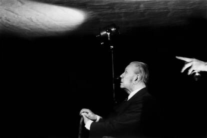 Imagen del escritor argentino Jorge Luis Borges.