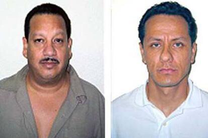 Joel F. C. (a la izquierda) e Israel R. G., presuntos <i>narcos</i> mexicanos.