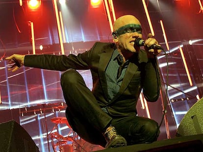 Michael Stipe, en un concierto de REM.