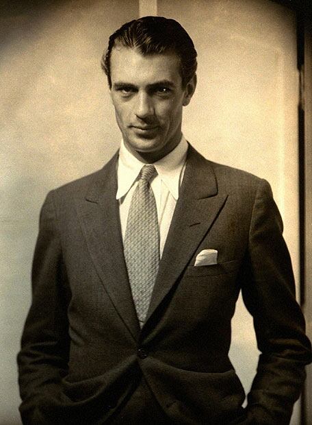 Gary Cooper, protagonista de 'Solo ante el peligro', fotografiado por Edward Steichen.