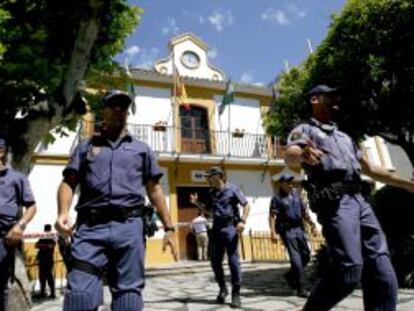 Intervención policial en el Ayuntamiento de Estepona, inicio del 'caso Astapa'