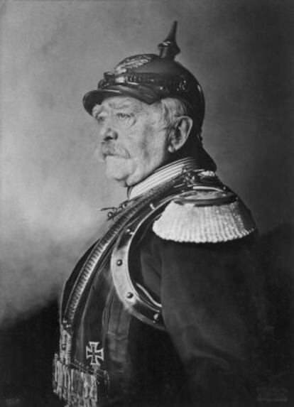 El canciller prusiano Otto von Bismarck