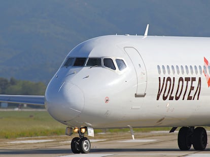 Un avión de Volotea.