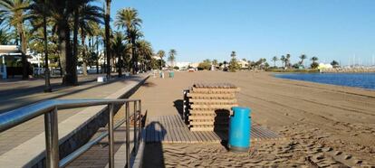 Actuaciones de cara a la Semana Santa en las playas del Mar Menor