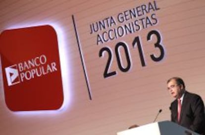 Ángel Ron, en la junta de accionistas del año pasado.