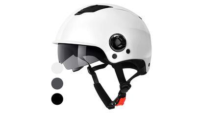 Casco con visera