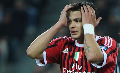 Thiago Silva, la pasada temporada con el Milan.