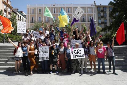Coro Voces LGTB, en el barrio madrileño de Chueca. 08/06/2019