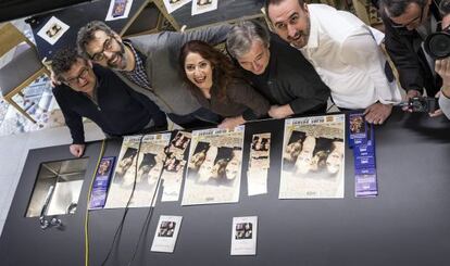 Carles Alberola, Cristina Garc&iacute;a, Alfred Pic&oacute;, Luis Gonz&aacute;lez y Toni Benavent. 