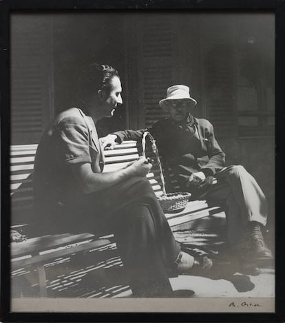 Aimé Maeght y Pierre Bonnard.