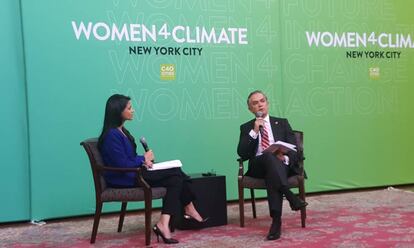 El alcalde de Ciudad de México en el foro Women4Climte