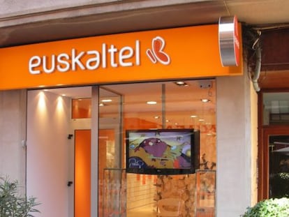 Una tienda de Euskaltel. 