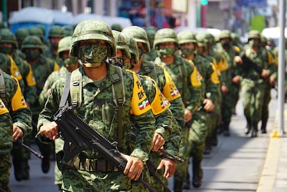 Soldados del Ejército Mexicano