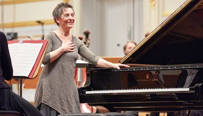 Maria João Pires, en un concierto en 2015, volverá a Barcelona con el ciclo Ibercamera.