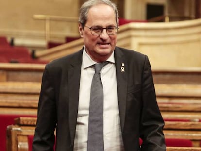 Quim Torra, presidente de la Generalitat