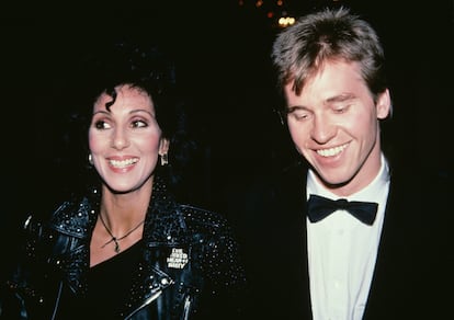 Cher y Val Kilmer, en los premios Tony de 1982.