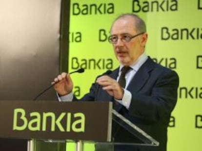 El Presidente de Bankia, Rodrigo Rato.