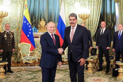 Vladímir Putin y Nicolás Maduro