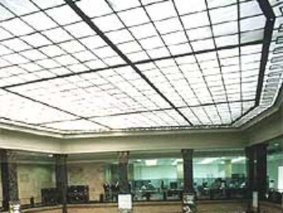 Oficinas centrales del banco BSCH en Madrid.