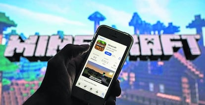 Los servidores de Minecraft (en la foto su app) han sido hackeados por esta vulnerabilidad.