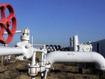 Imagen de archivo del gasoducto Magreb-Europa, por el que discurrirá el gas de España a Marruecos.
