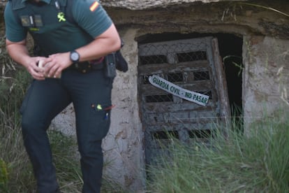 Lugar donde se ha encontrado el cuerpo sin vida de una mujer de 41 años en Ruguilla, una pedanía perteneciente a Cifuentes (Guadalajara), este miércoles.