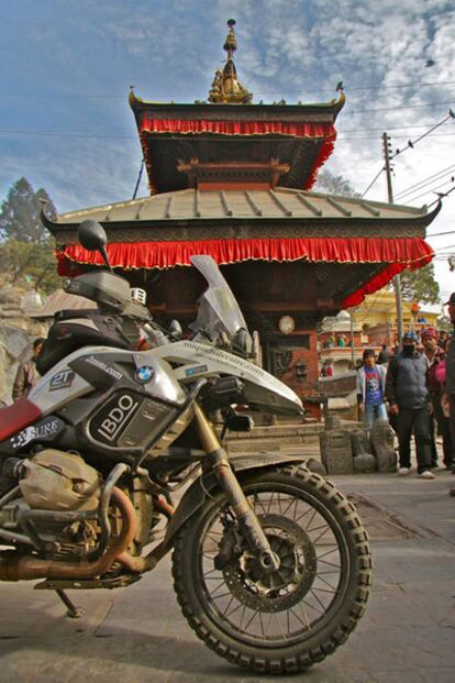 El templo hinduista de Pashupatinath, en Katmandú, está declarado Patrimonio de la Humanidad.