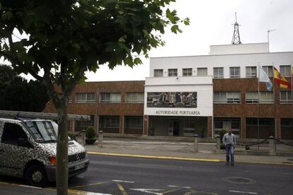 Edificio de la Autoridad Portuaria en Vilagarcía.