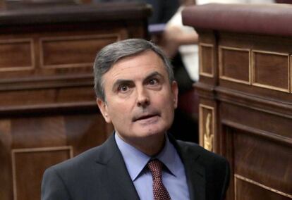 Pedro Saura, en el Congreso de los Diputados.