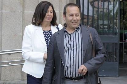 El exedil del Bloque Andrés García Mata, ayer en los juzgados.