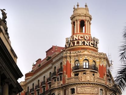 El edificio del Banco de Valencia. 