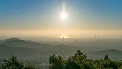 Contaminación en Barcelona.