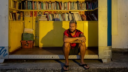 Jessé Andarilho en el barrio de Santa Cruz, Río de Janeiro, el 17 de junio.