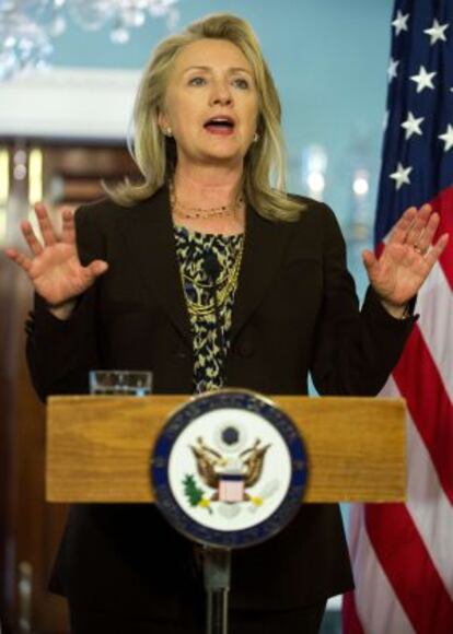 La secretaria de Estado, Hillary Clinton.